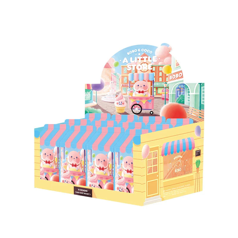 Genuine Pop Mart Bobo & Coco A Little Store Series Blind Box Figure Full Set of 12 Boxes Food - Tophatter Daily Deals