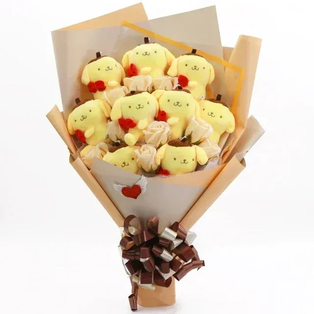 Sanrio Gift Plush Flower Bouquet Pompompurin (Oat) Anime - Tophatter Daily Deals