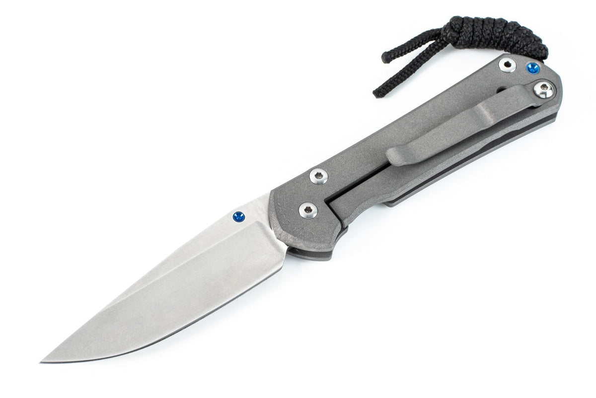 Chris Reeve Knives Small Sebenza 31 - Left Handed - Plain - Drop Point - S31-1001 Collectors - Tophatter Daily Deals