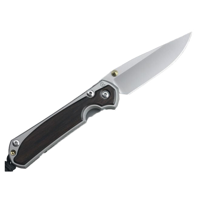 Chris Reeve Knives - Small Sebenza 31 - Left Handed - Macassar Ebony Inlay - S31-1117 FOLDING KNIVES - Tophatter Daily Deals