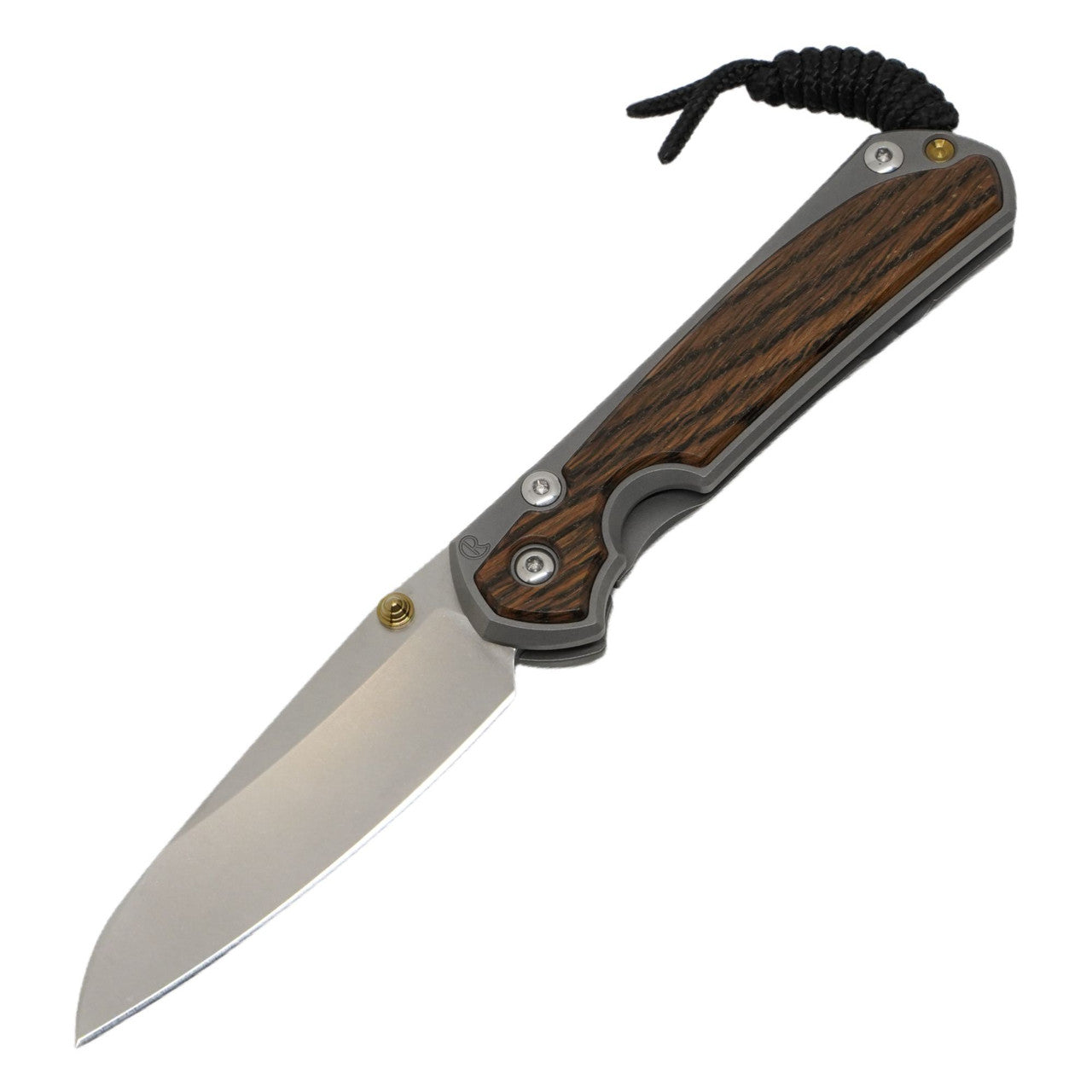 Chris Reeve Knives Small Sebenza 31 - Glass Blasted - Bog Oak Inlay - Insingo - S31-1124 FOLDING KNIVES - Tophatter Daily Deals