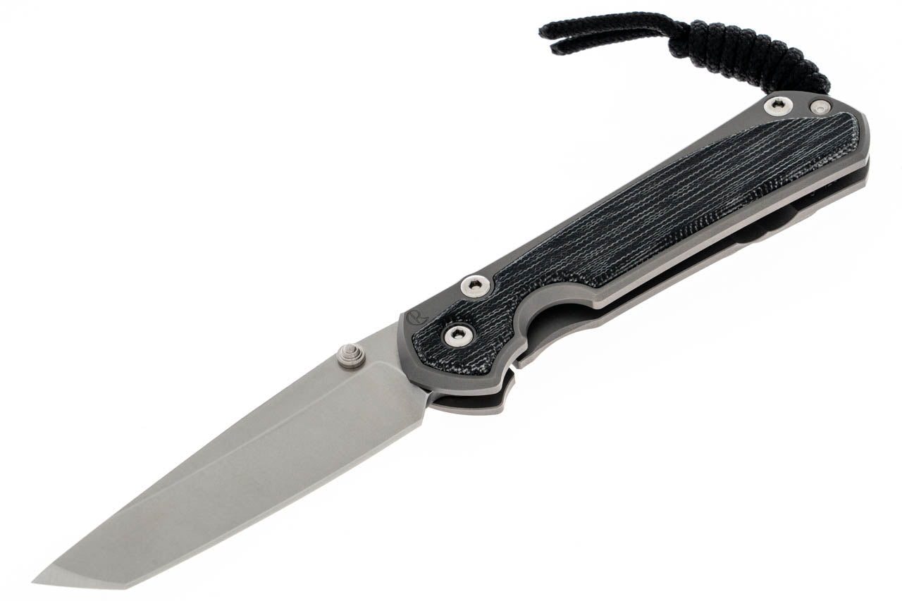 Chris Reeve Knives Small Sebenza 31 - Black Canvas Micarta Inlay - Tanto - S31-1232 FOLDING KNIVES - Tophatter Daily Deals