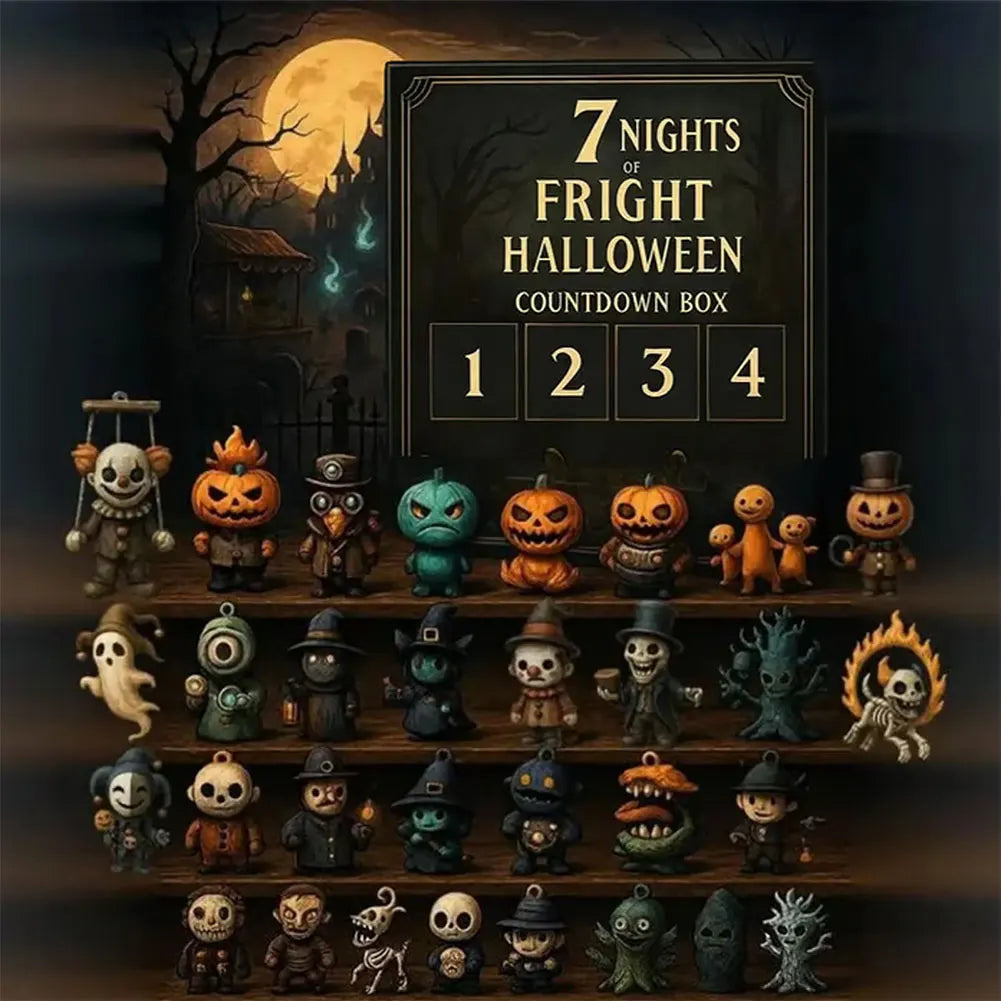 Halloween Advent Calendar 31 Days Collectible Figurines 2025 - Tophatter Daily Deals
