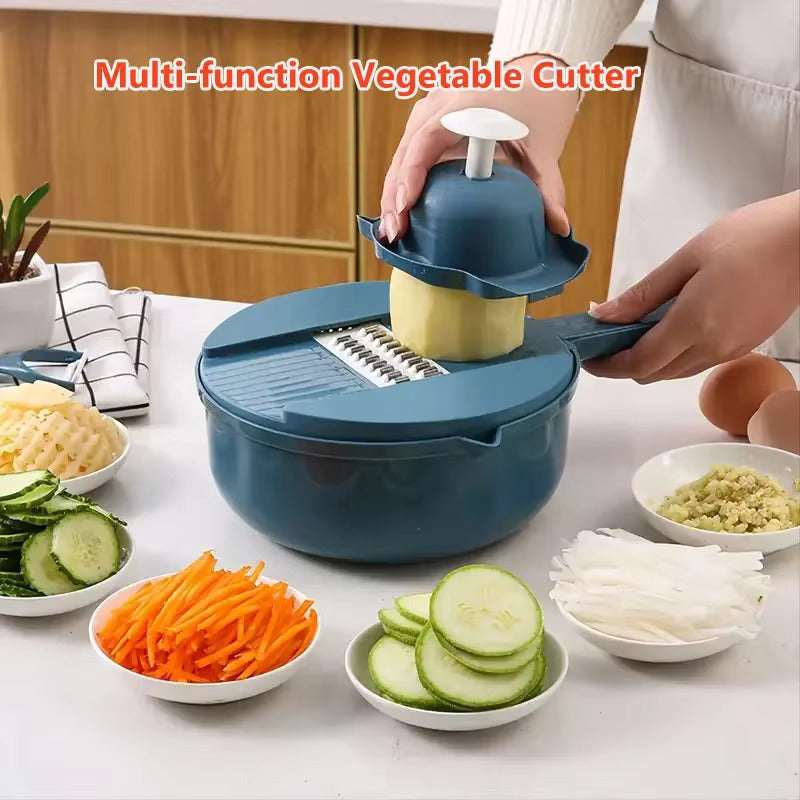 9 in 1 Multi-functional Vegetable Chopper Vegetable Choppers - Tophatter Daily Deals