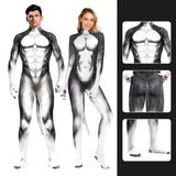Husky Costume Bodysuit Unisex Couple Halloween Party - Tophatter Daily Deals