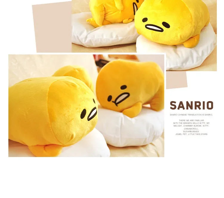 Sanrio Gudetama Plush Pillow Food - Tophatter Daily Deals
