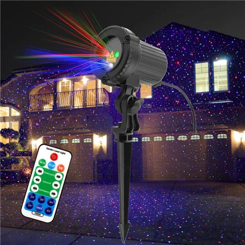 Christmas Laser Light Projector Waterproof Outdoor Garden - Tophatter Daily Deals
