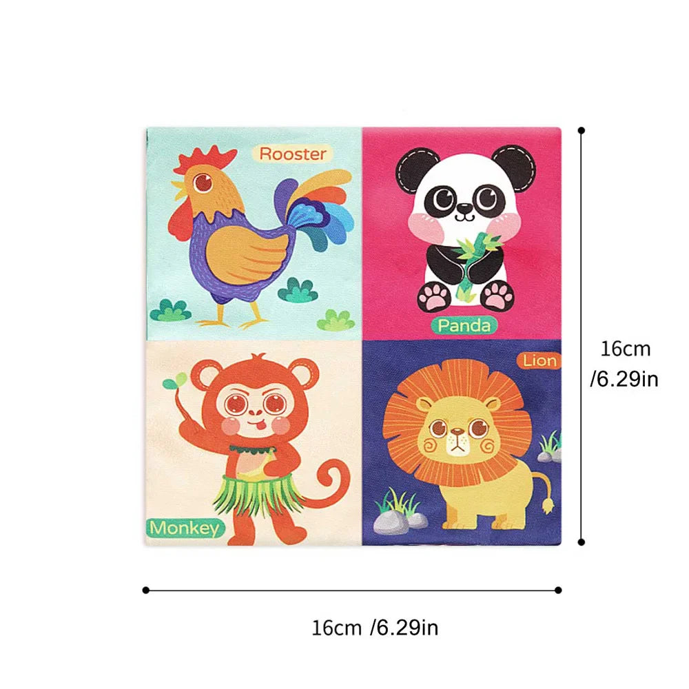 Montessori Cloth Tissue Box Toy Newborn Sensory Toys - Tophatter Daily Deals