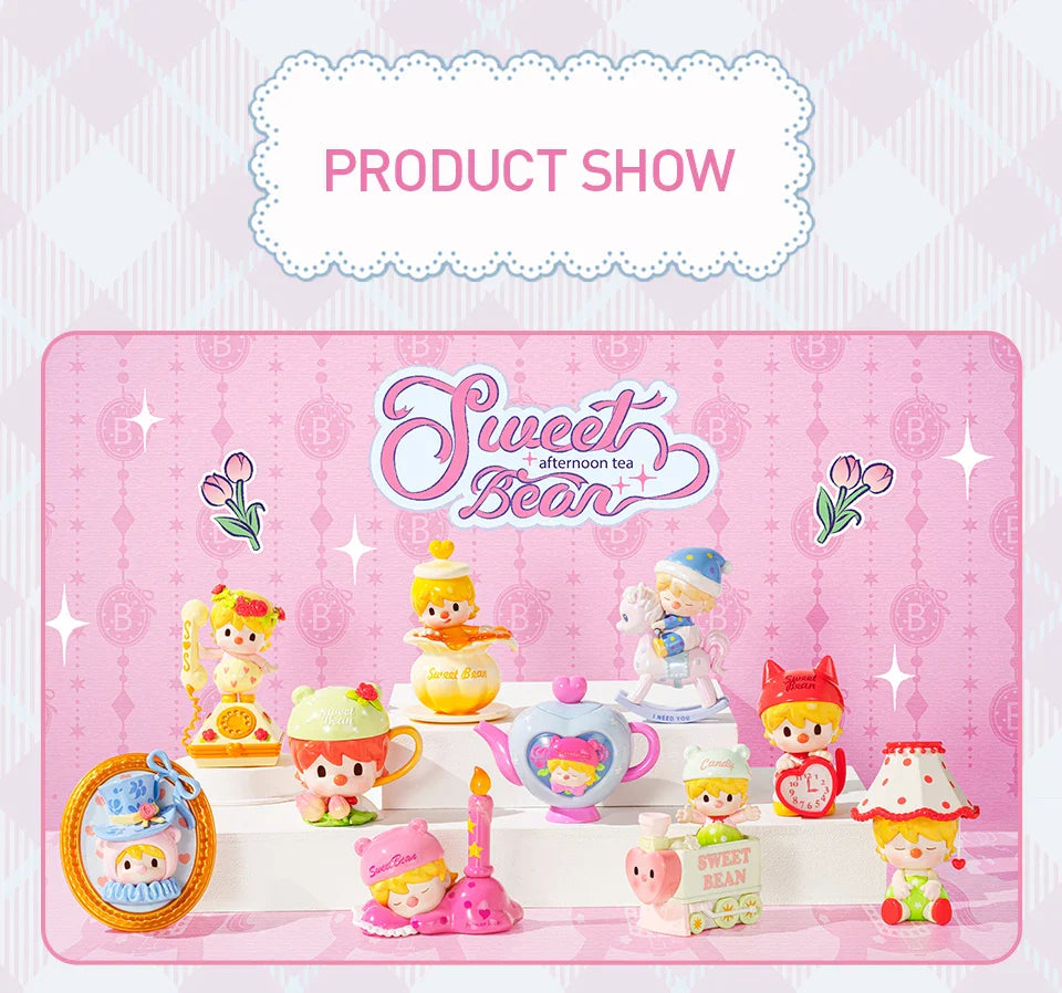 Genuine Pop Mart Sweet Bean Afternoon Tea Series Blind Box Figurine Food - Tophatter Daily Deals