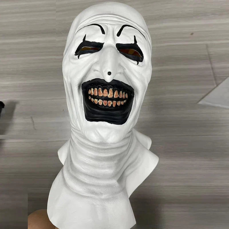 Art The Clown Cosplay Jumpsuit And Mask Halloween 2025 Mask C (one size) - Tophatter Daily Deals