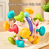 Baby Teether Rattle Hand Grip Sensory Ball Toy Newborn - Tophatter Daily Deals