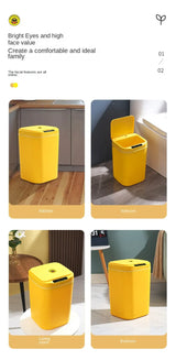 Sensor Trash Can Automatic Waste Bin Home 2025 Hands Free - Tophatter Daily Deals