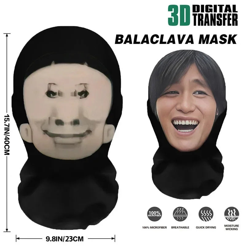 Realistic 3D Face Masks for Men Women Cosplay Mask Full Face Hip Hop Balaclava Hood Hat Headgear for Halloween Celebrity - Tophatter Daily Deals