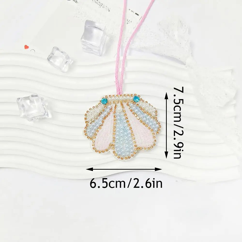 Coconut Tree Sequin Patch Keyring Bag Pendant Handmade A4 - Tophatter Daily Deals