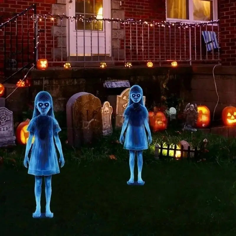 Halloween Little Girl Garden Post Outdoor Yard Decor - Tophatter Daily Deals