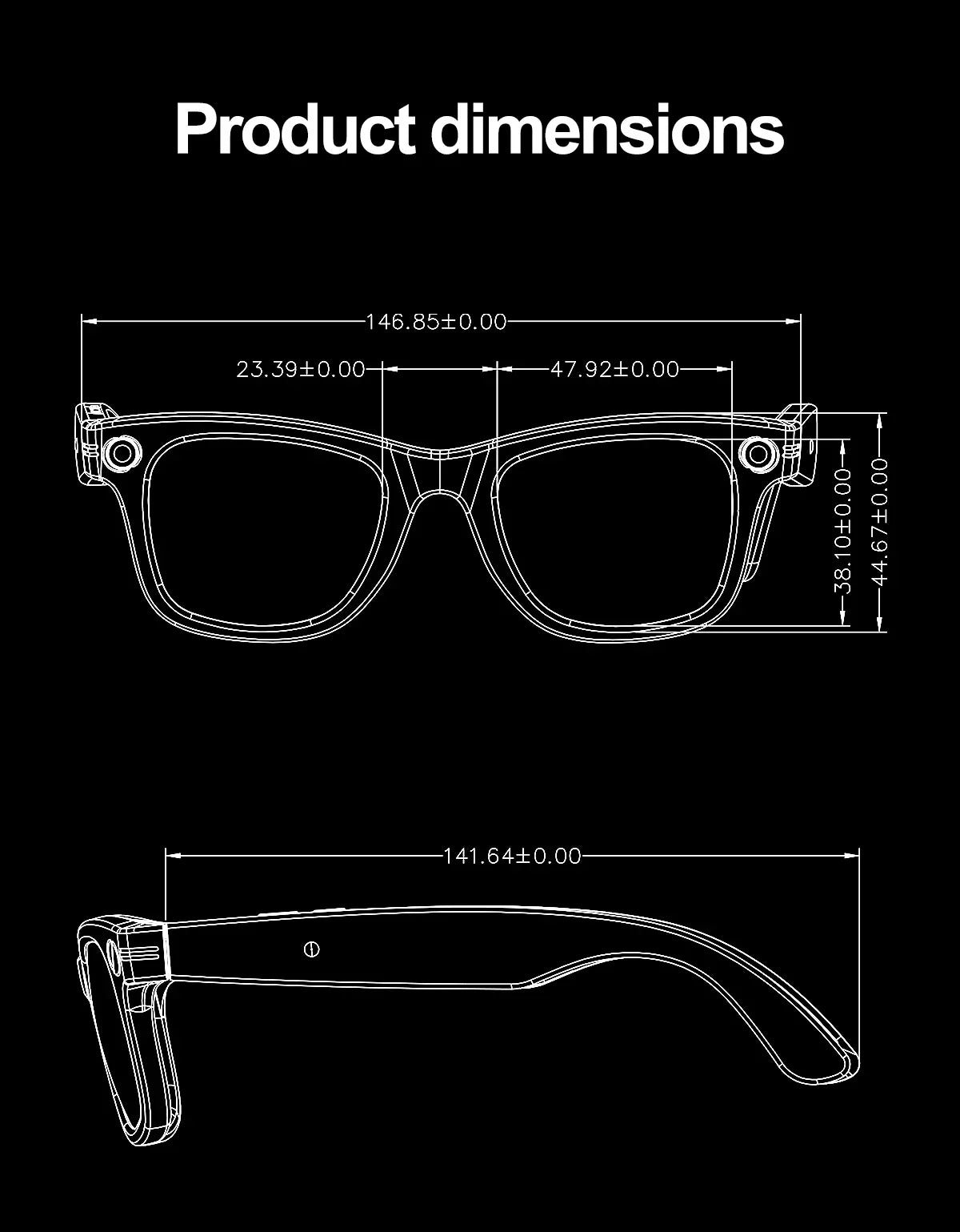 AI Smart Glasses 720P Translation Camera Sunglasses - Tophatter Daily Deals