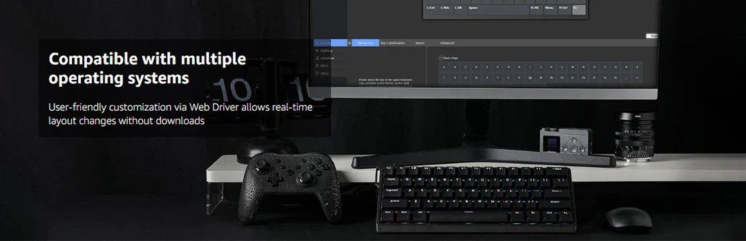 60 Percent Magnetic Mechanical Keyboard Hot Swap 8000Hz - Tophatter Daily Deals