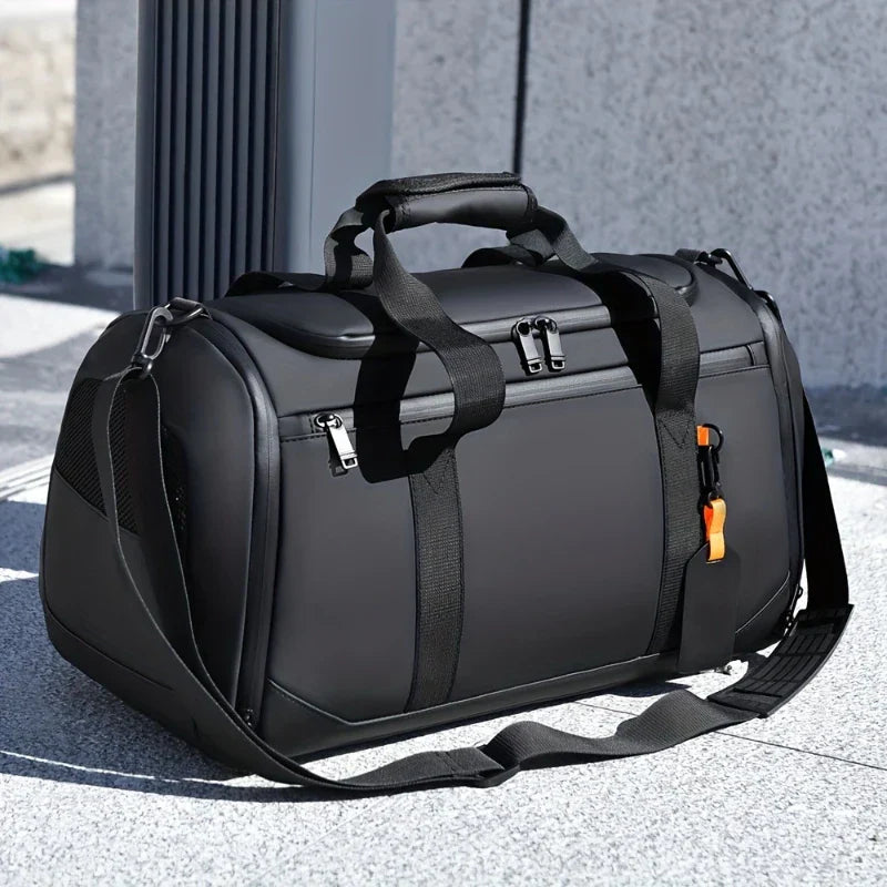 Capacity Travel Duffel Bag with Compartments Luggage & Bags > Duffel Bags > Gym Duffel Bags - Tophatter Daily Deals