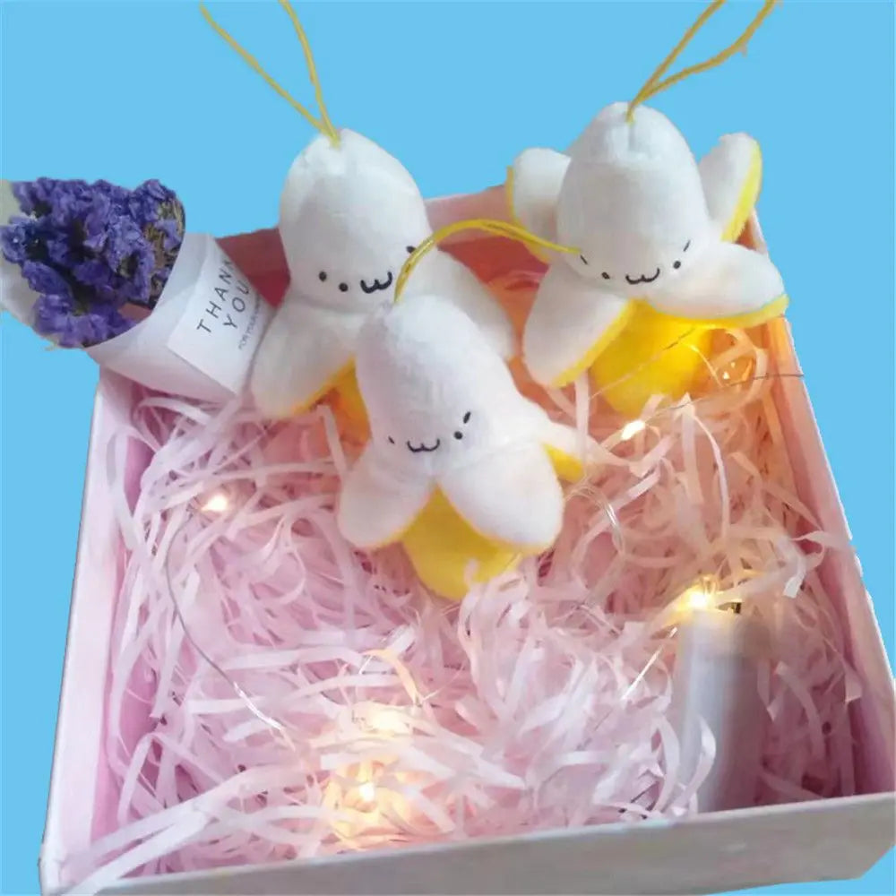 Kawaii Banana Plush Keyring Pendant Key Chain Ring Food - Tophatter Daily Deals