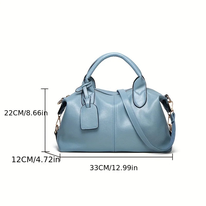 Women's Large Capacity Oil Wax Leather Tote Bag Apparel & Accessories > Handbags, Wallet's & Cases > Handbags > Shoulder Bags - Tophatter Daily Deals