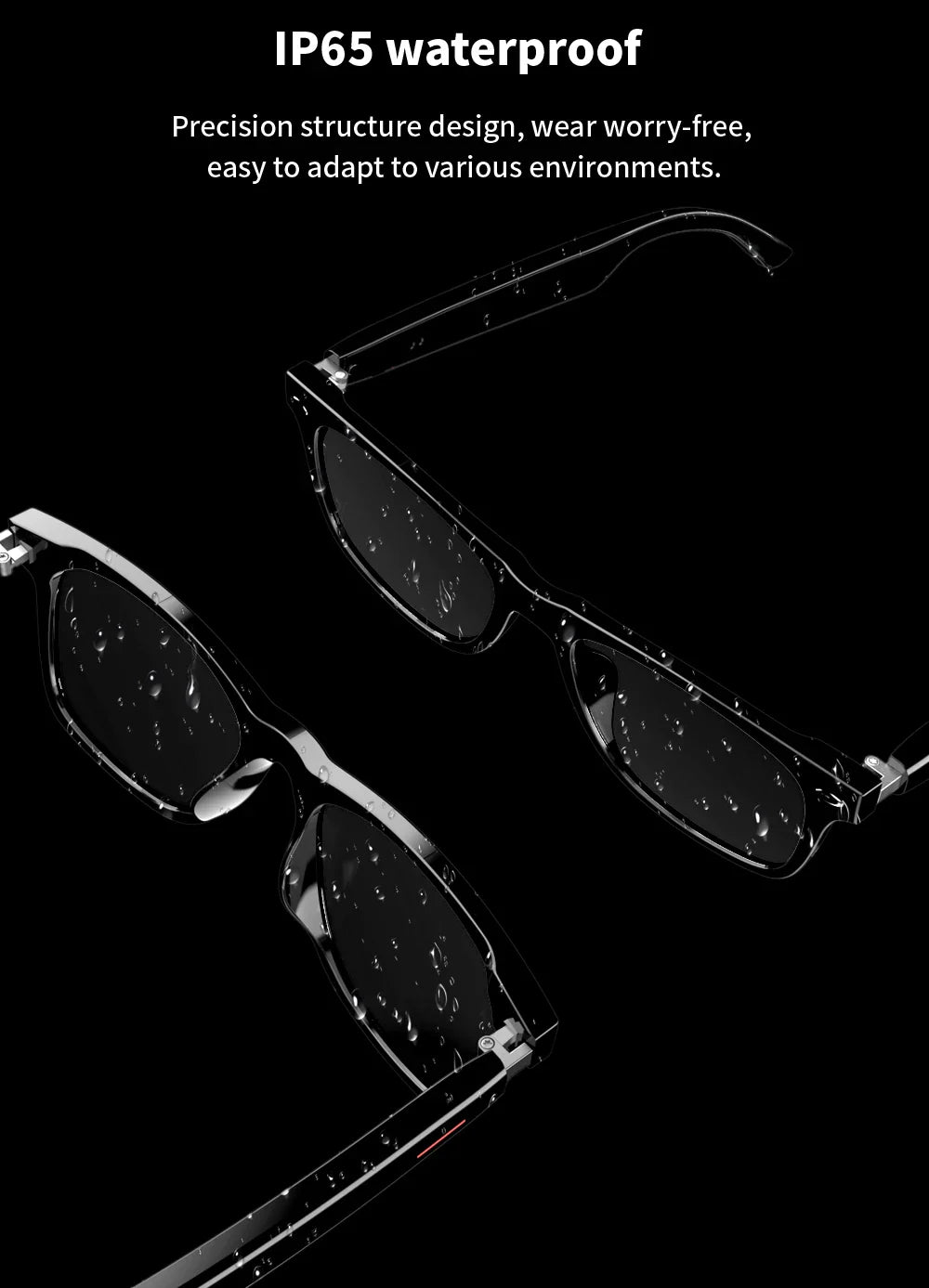 Smart Glasses Blue Light Polarized Audio Sunglasses - Tophatter Daily Deals
