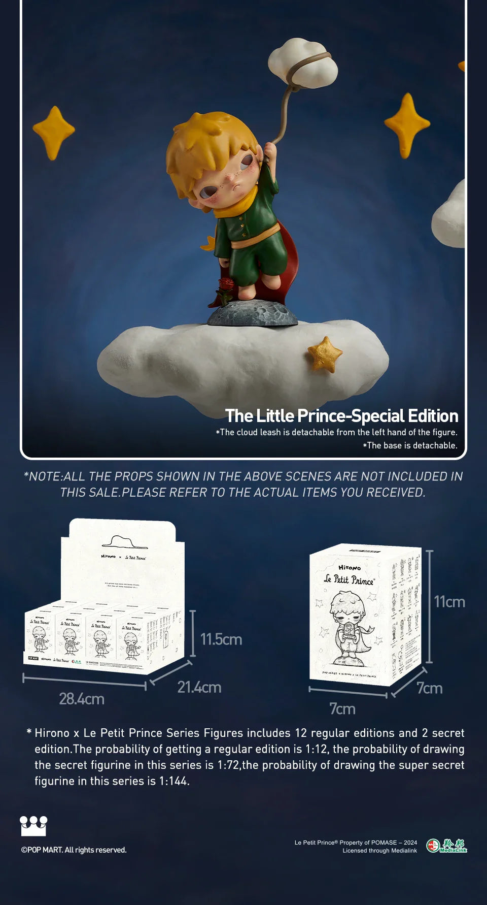 Genuine Pop Mart Hirono × Le Petit Prince Series Figures Blind Box Mythical - Tophatter Daily Deals