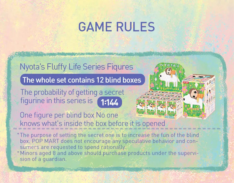 Genuine Pop Mart Nyota's Fluffy Life Series Blind Box Figure Animals - Tophatter Daily Deals