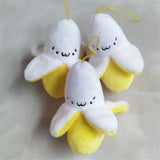 Kawaii Banana Plush Keyring Pendant Key Chain Ring Food - Tophatter Daily Deals