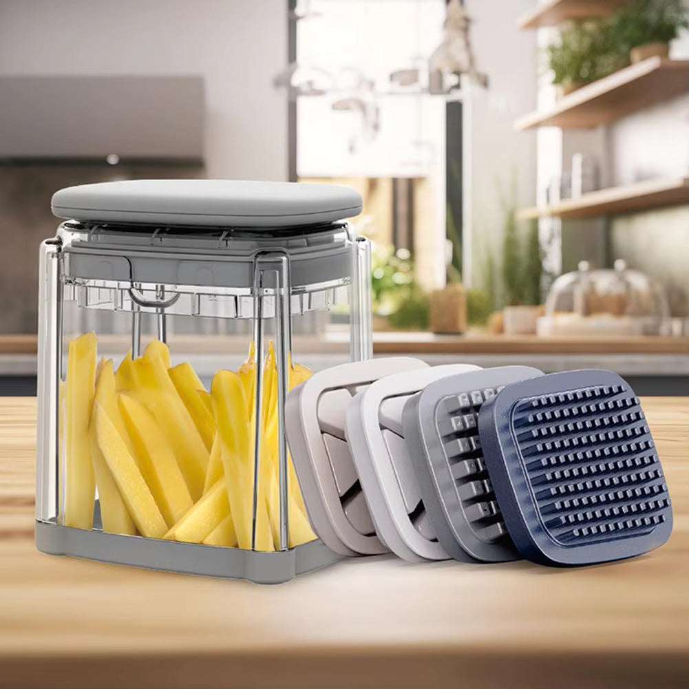 French Fry Cutter 4-in-1 French Fry Cutters - Tophatter Daily Deals