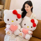 Sanrio Hello Kitty Plush Pink Heart Red Polka Dot Dress Anime - Tophatter Daily Deals
