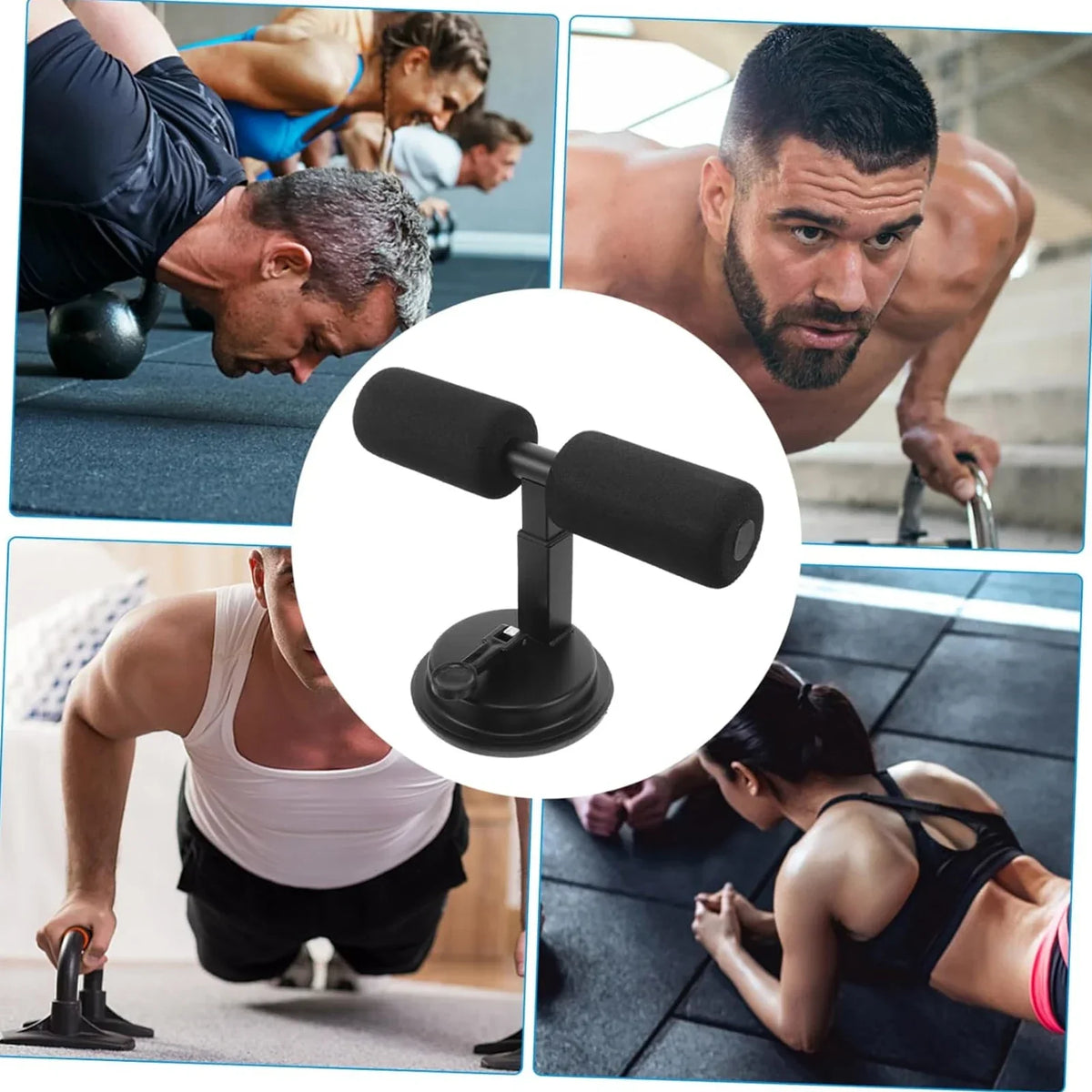 Suction Cup Sit Up Assist Device Portable Abs Trainer - Tophatter Daily Deals