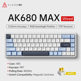 Mechanical Keyboard Sixty Mini Wireless ARGB Magnetic Hall BLUE - Tophatter Daily Deals