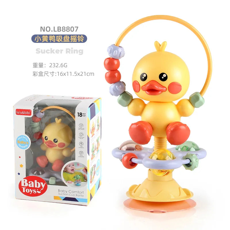 Baby Soothing Rattle Suction Cup Newborn Sensory Toys LB8807 - Tophatter Daily Deals