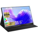 15.6 Inch Portable Monitor USB C HDMI HDR Travel Screen 15.6inch 1080P - Tophatter Daily Deals
