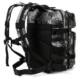 45L Tactical Backpack Waterproof Rucksack Black Camo Backpacks - Tophatter Daily Deals