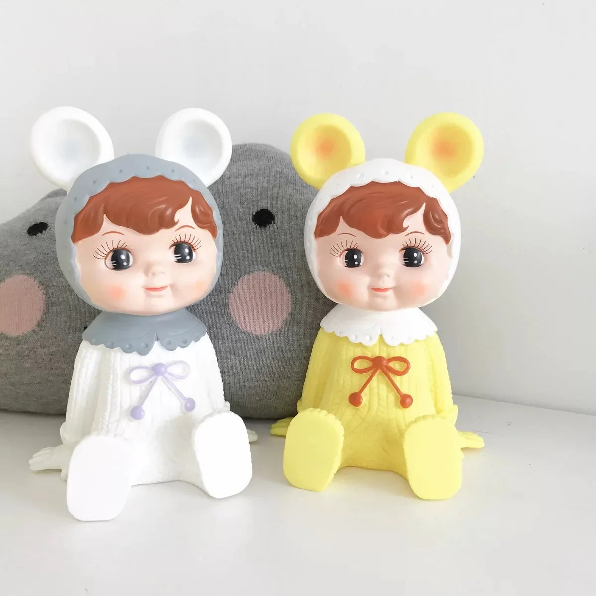 Classic Baby Girl Doll Cute Latex Rubber Baby Kids Office Decor Animals - Tophatter Daily Deals