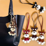 Bear Keychain PU Leather Mini Bag Charm Cute Gift Accessory - Tophatter Daily Deals