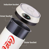 Automatic Induction Trash Can Round Kitchen Bin 24x40cm - Tophatter Daily Deals