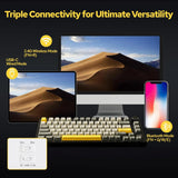 Mechanical Bluetooth Gaming Keyboard 75 Percent Hot Swap - Tophatter Daily Deals