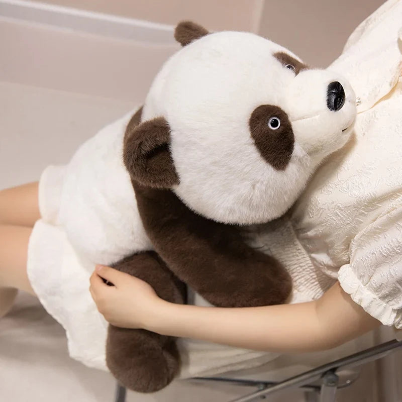 Realistic Weighted Baby Panda Plush Doll Christmas Gift - Tophatter Daily Deals