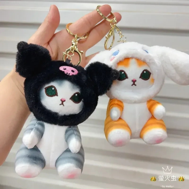 Sanrio x Mofusand Plush Keyring Set Animals - Tophatter Daily Deals
