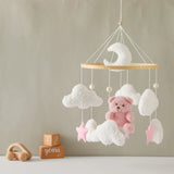 Baby Crib Mobile Wooden Musical Newborn Sensory Toys - Tophatter Daily Deals