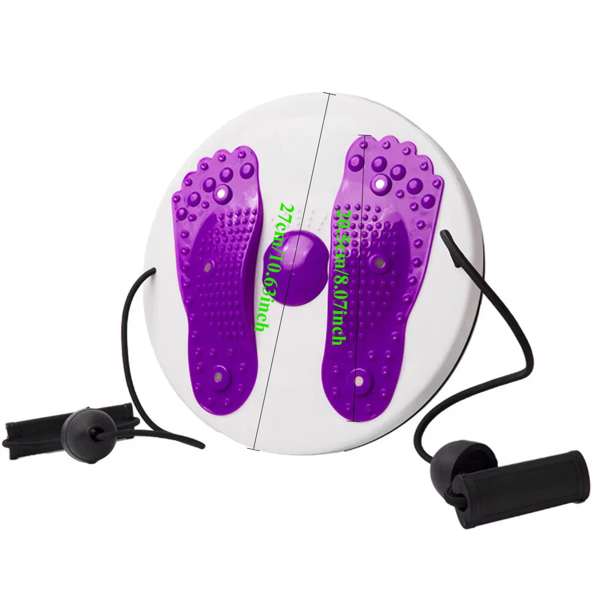 Waist Twisting Disc With Foot Massage Pads Portable Trainer - Tophatter Daily Deals