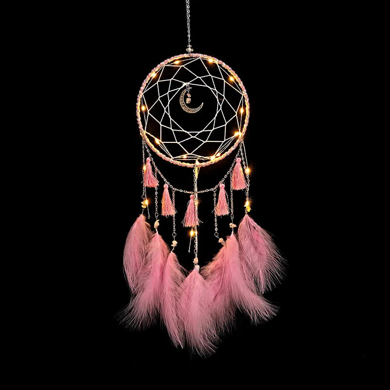 Dream Catcher Wind Chimes Feathers Handmade Mythical - Tophatter Daily Deals
