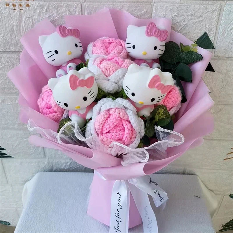 Sanrio Hello Kitty Plush Bouquet Flowers Flowers - Tophatter Daily Deals