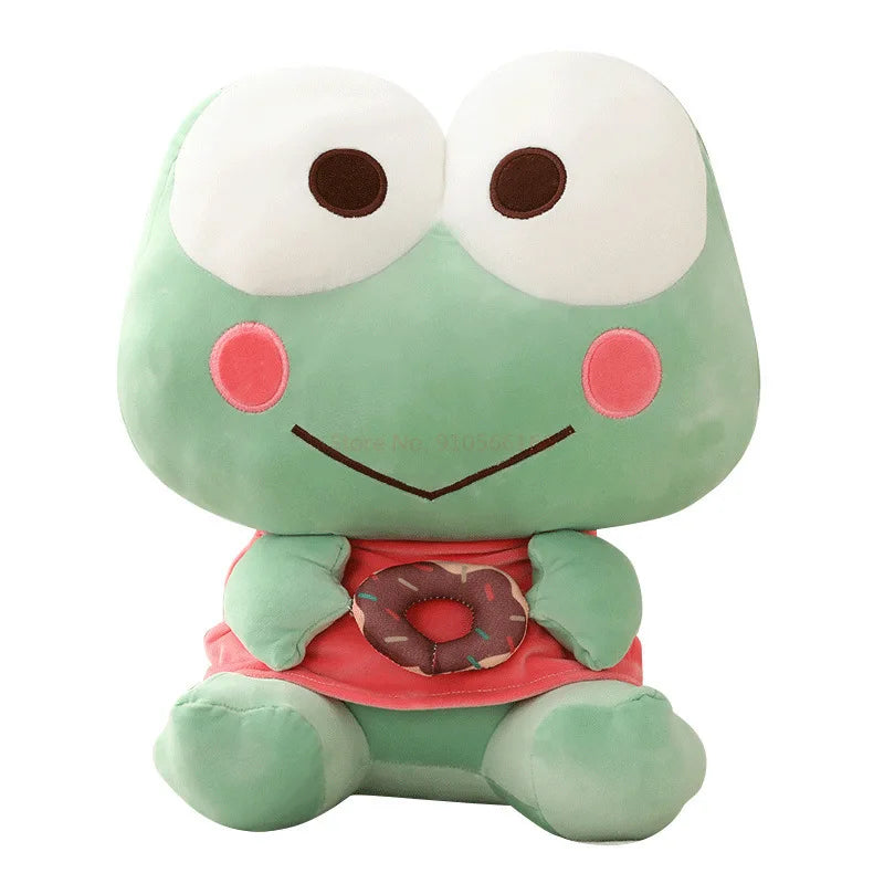 Sanrio Kero Kero Keroppi Frog Doughnut Plush Toy Animals - Tophatter Daily Deals