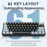 60 Percent Mechanical Mini Keyboard Wired RGB Portable - Tophatter Daily Deals