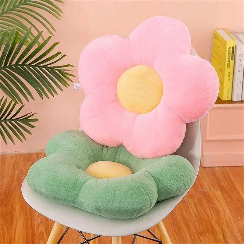 Fresh Colorful Pastel Flower Plush Toy Cushion Flowers - Tophatter Daily Deals