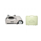 Infrared Camping Stove –Gas Burner with Carry Box White Camp Cooking - Tophatter Daily Deals