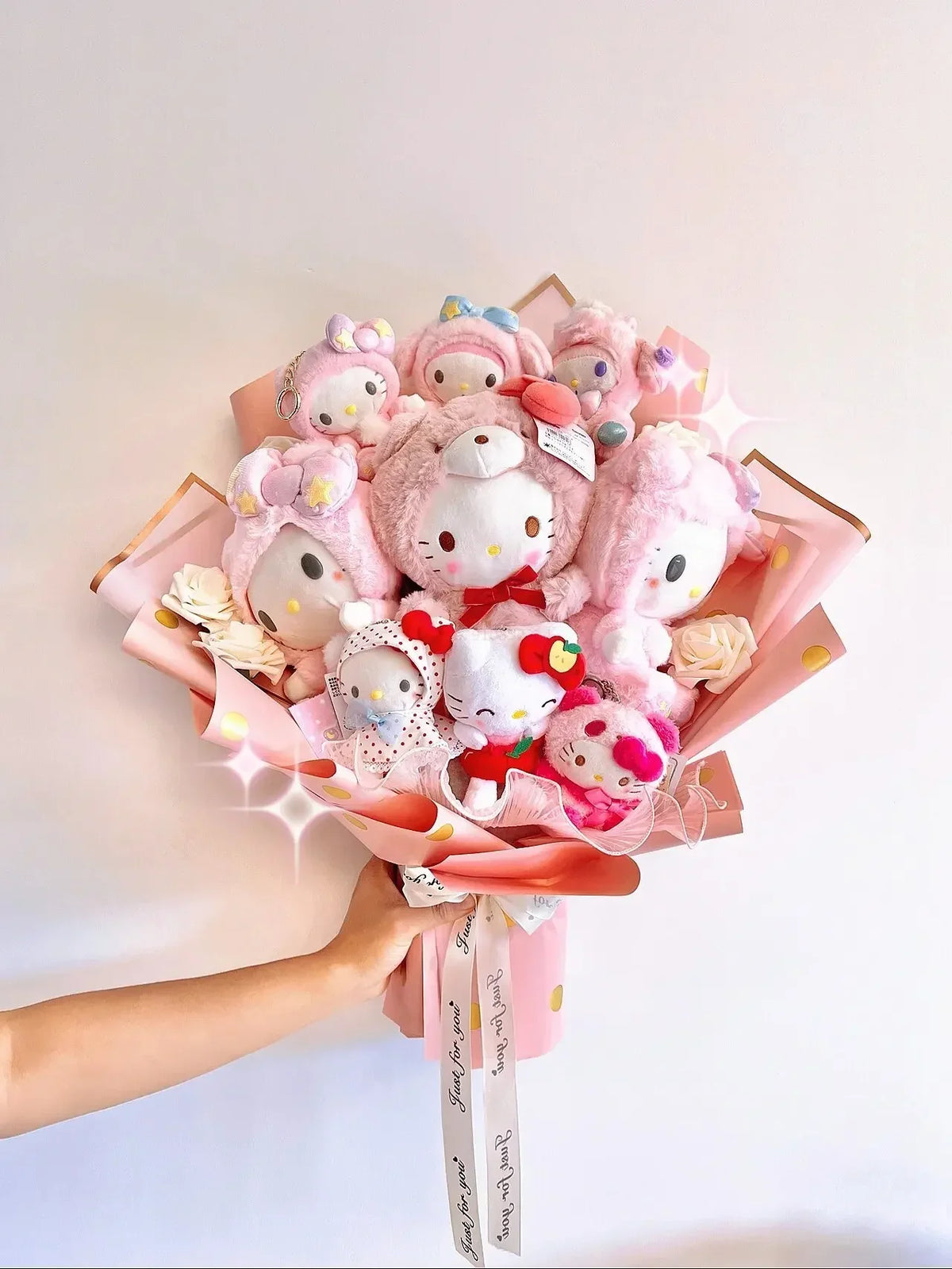 Sanrio Led Lights My Melody Plush Toy Bouquet Flowers - Tophatter Daily Deals